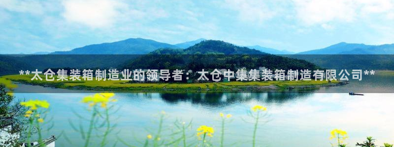 下载彩神通关注金码：**太仓集装箱制造业的领导者：太仓中集集装箱制造有限公司**