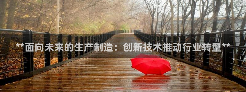 彩神8彩平台官网：**面向未来的生产制造：创新技术推动行业转