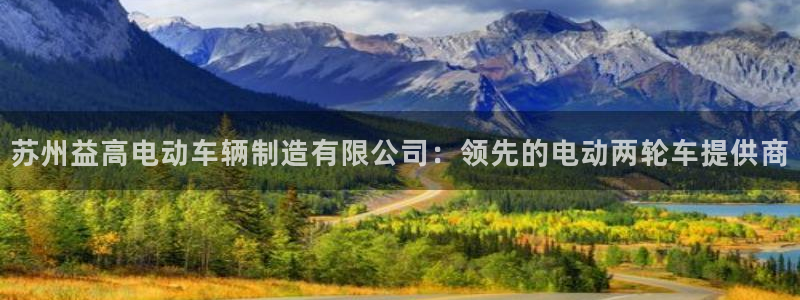 彩神v8是真的挣钱吗知乎：苏州益高电动车辆制造有限公司：领先