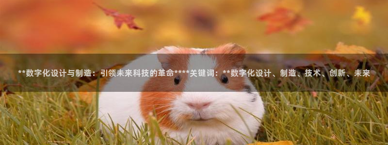 彩神赢钱了吗知乎：**数字化设计与制造：引领未来科技的革命****关键词：**数字化设计、制造、技术、创新、未