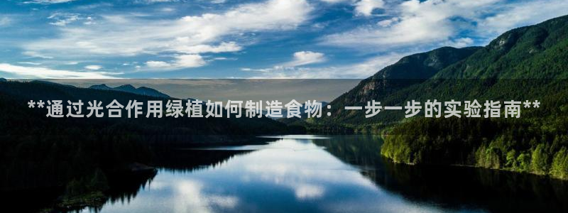 彩神赢的钱是哪里来的：**通过光合作用绿植如何制造食物：一步一步的实验指南**