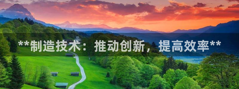 彩神8官网500：**制造技术：推动创新，提高效率**