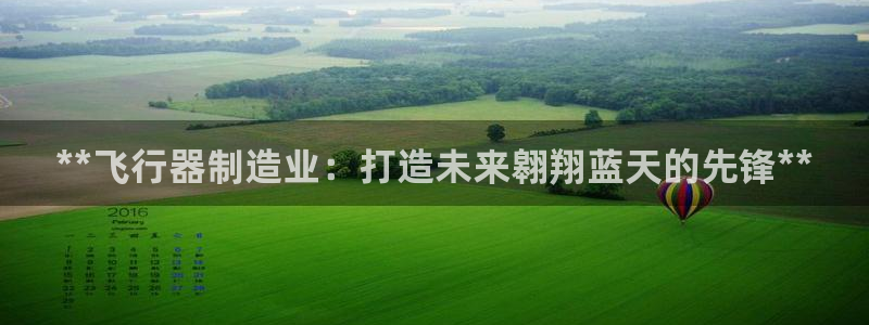 彩神vip购彩大厅在哪：**飞行器制造业：打造未来翱翔蓝天的先锋**