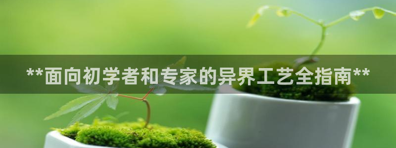 彩神8软件下载：**面向初学者和专家的异界工艺全指南**