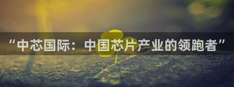 彩神v8平台正规吗可靠吗：“中芯国际：中国芯片产业的领跑者”
