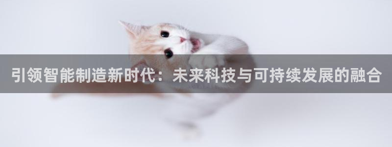 彩神v下载安装：引领智能制造新时代：未来科技与可持续发展的融