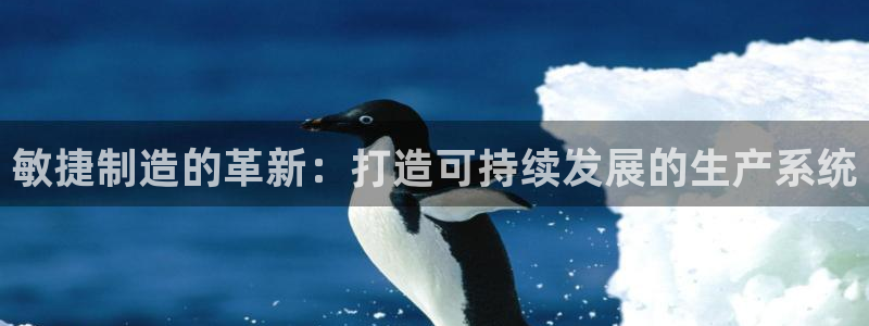 彩神购彩-购彩大厅入口下载：敏捷制造的革新：打造可持续发展的生产系统